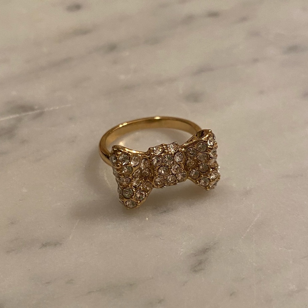 Kate Spade Bow Ring size 6